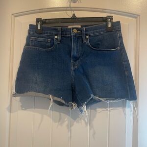 Frame Le Bridgette denim shorts size 26